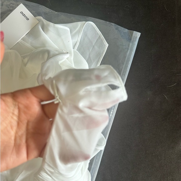 NWT Danielle Guizo Wrap Top *slight rip* - Picture 3 of 4